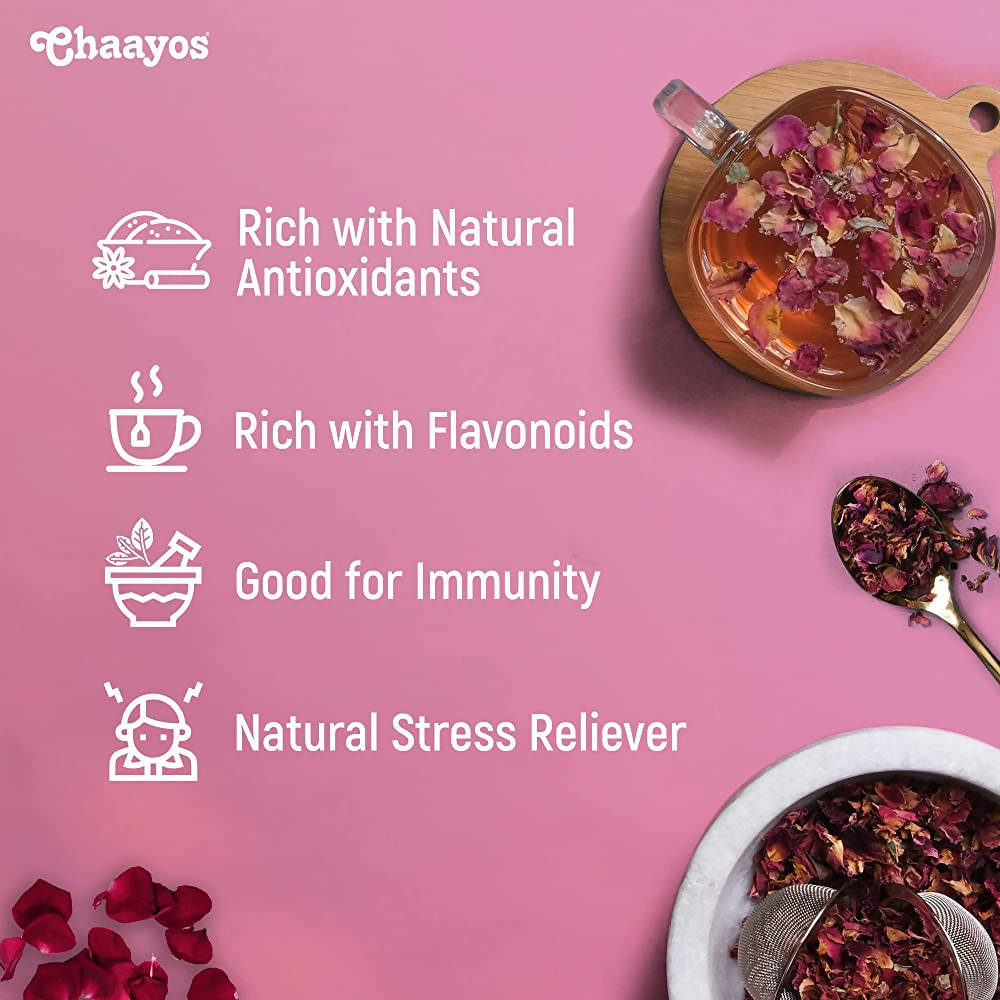 Chaayos Herbal Rose Tea Chaayos