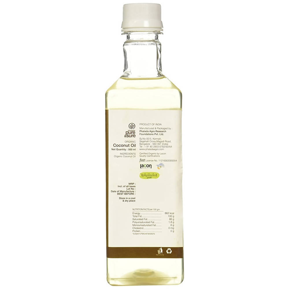 Pure & Sure Organic Coconut Oil Cold Pressed Pure & Sure