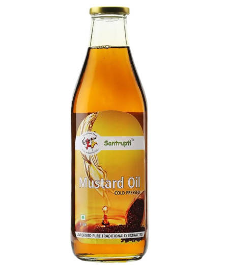 Santrupti Mustard Oil (Cold Pressed) - Safuron