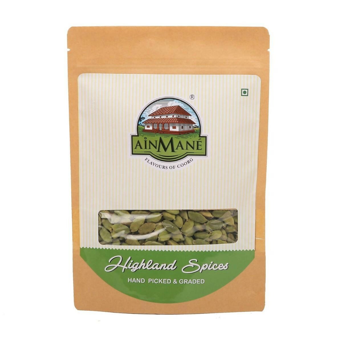 Ainmane Fine Quality Whole Cardamom 8mm - Safuron