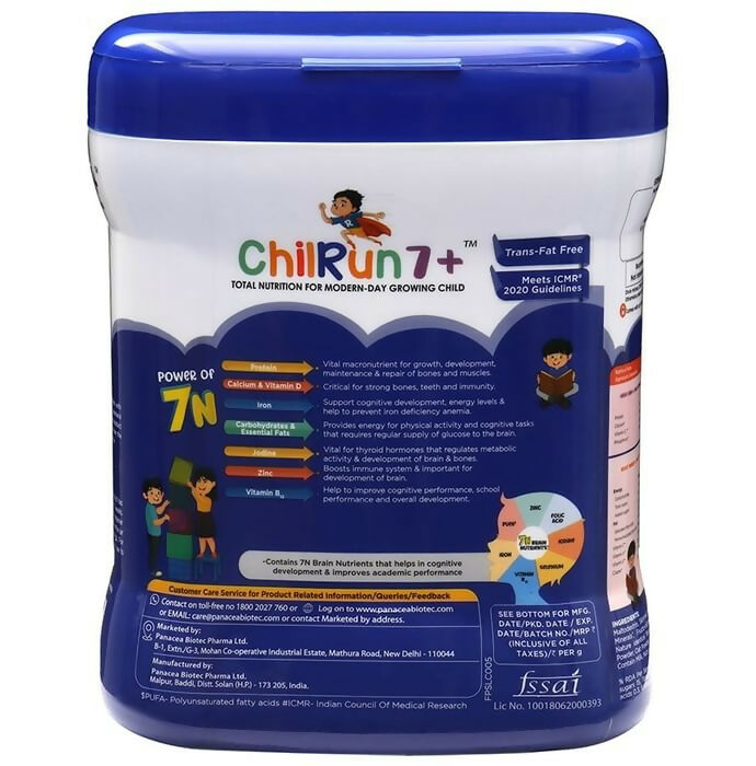 Chilrun 7+ Drink with Almond & Oats For Modern Day Growing Children Chocolate Chilrun