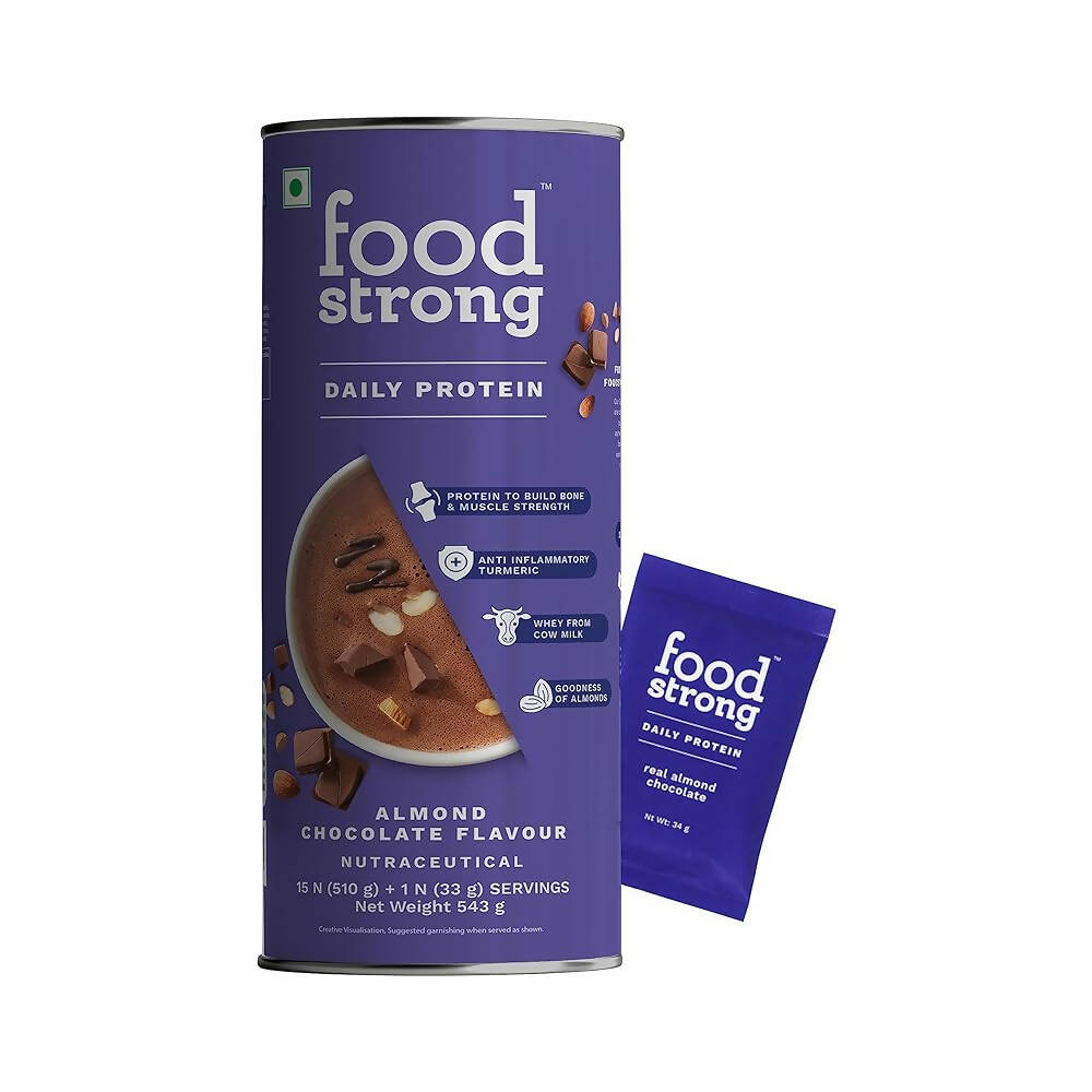 Foodstrong Daily Protein - Almond Chocolate Flavor - Safuron