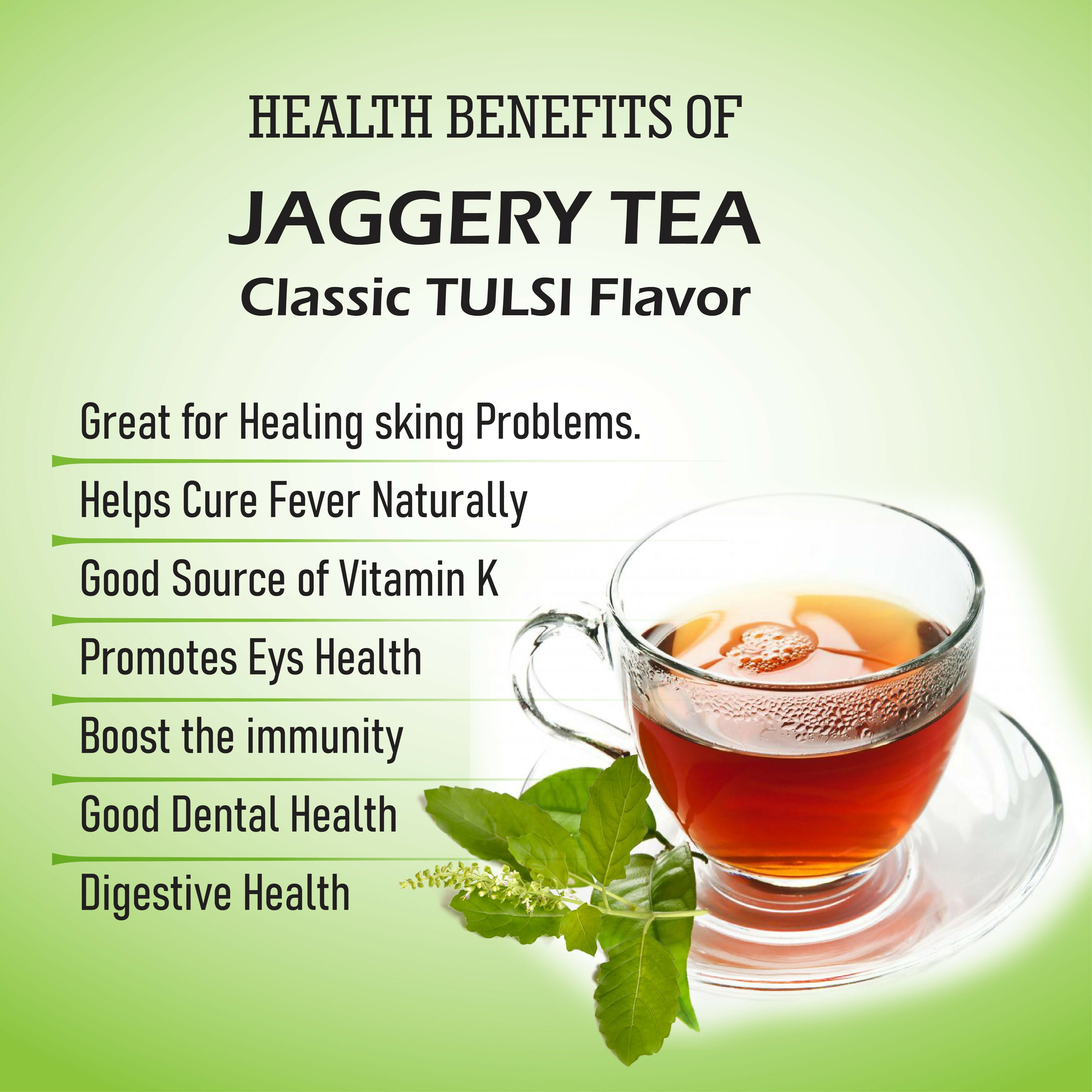 Naivedyam Classic Tulsi Flavour Jaggery Tea Naivedyam