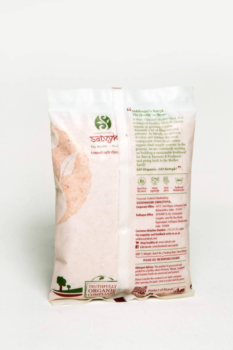 Siddhagiri's Satvyk Organic Himalayan Pink Rock Salt Siddhagiri's Satvyk