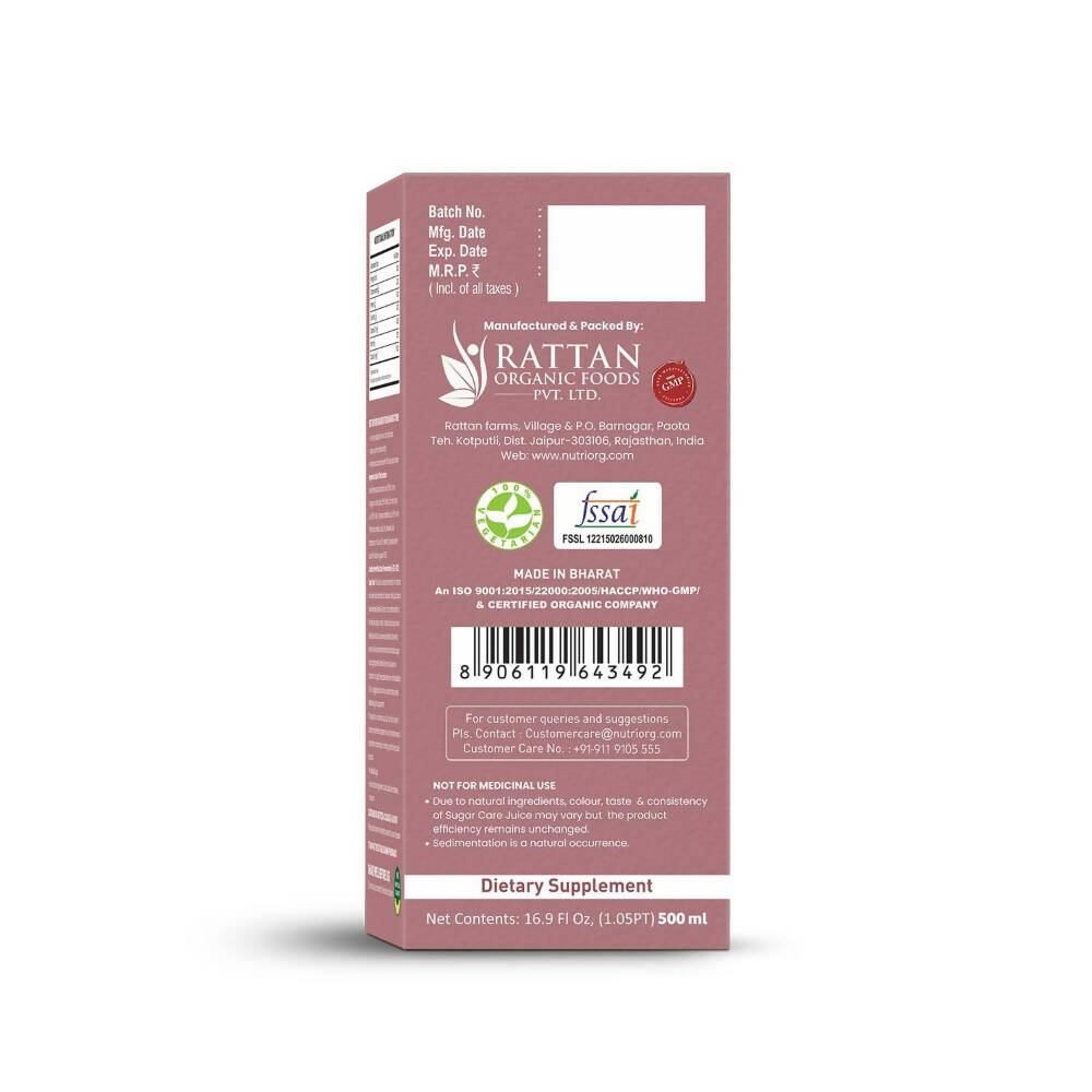 Nutriorg Sugar Care Juice Nutriorg