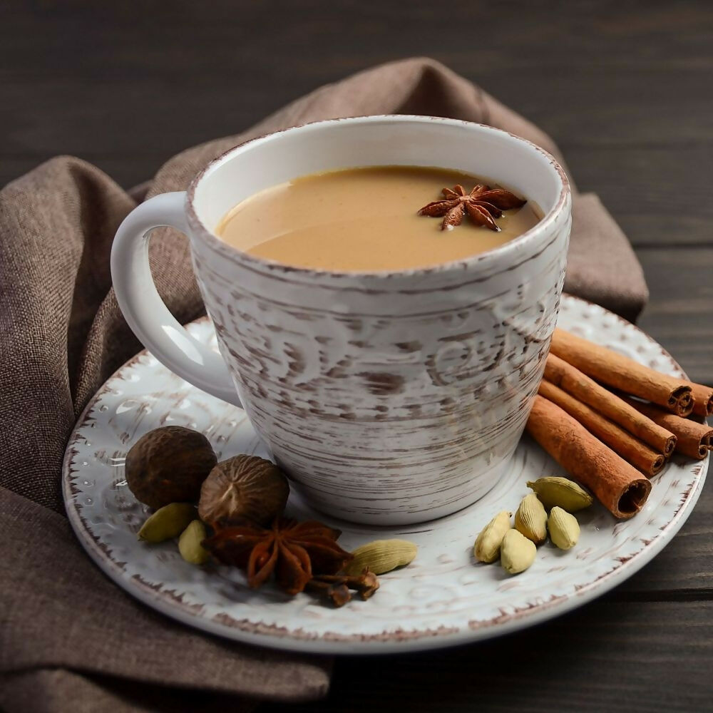 Satvi Wellness Masala Chai | Masala tea | Black tea with spices and herbs | Karak tea Satvi Wellness
