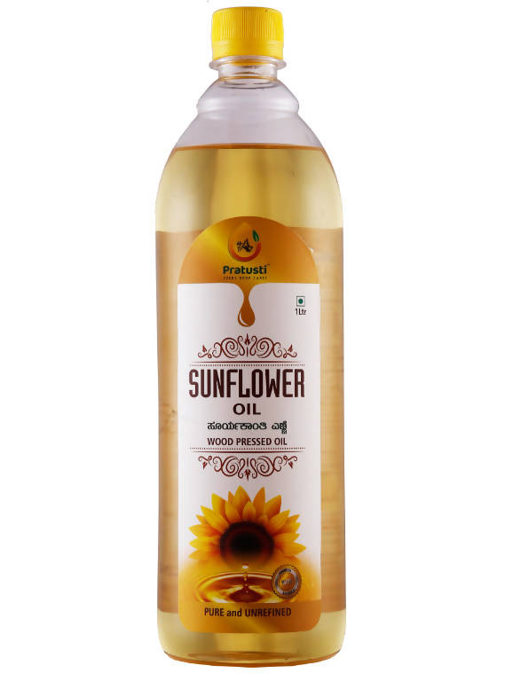 Pratusti Wood Pressed Sunflower Oil - Safuron