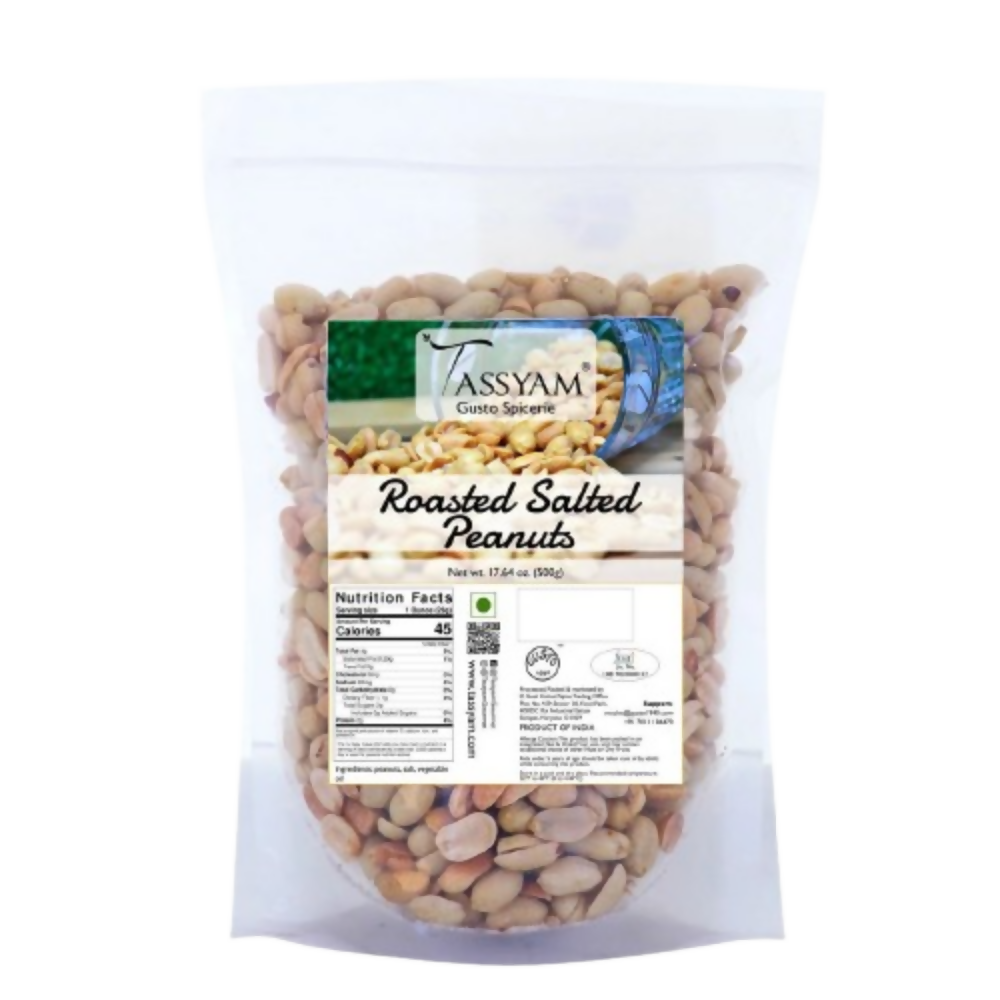 Tassyam Organics Roasted Salted Redskin Peanuts - Safuron