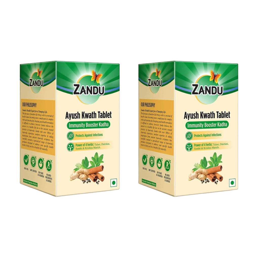 Zandu Ayush Kwath Tablets Immunity Booster Kadha - safuroncart