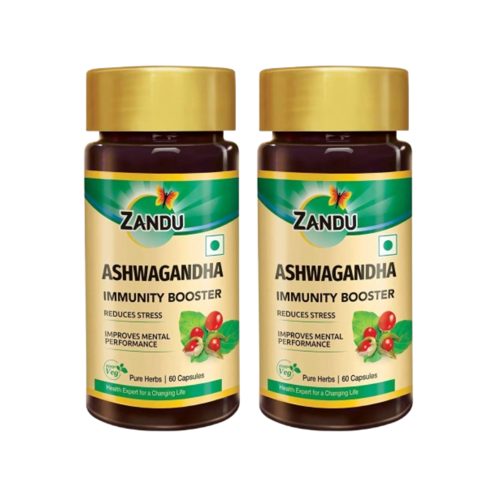 Zandu Ashwagandha Immunity Booster Capsules - safuroncart