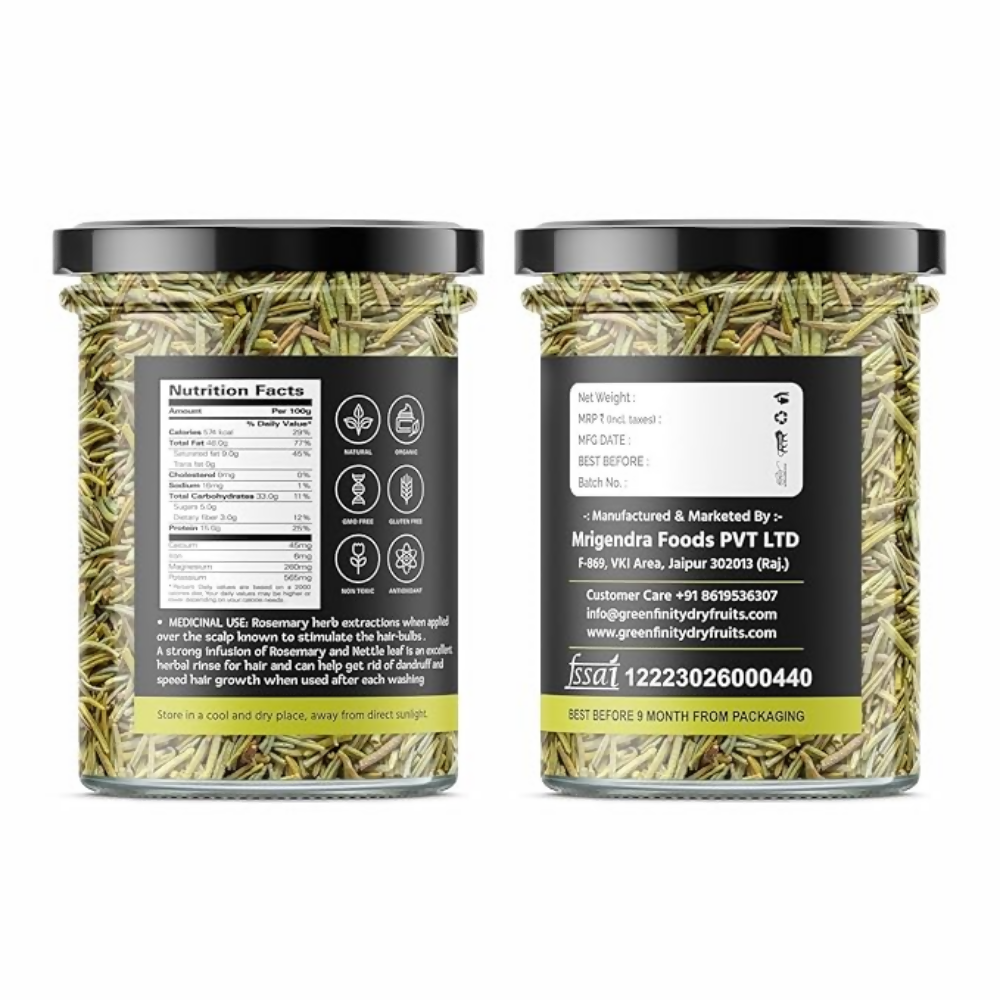 Pretty Nutty 100% Natural Rosemary Dried Leaves Pretty Nutty