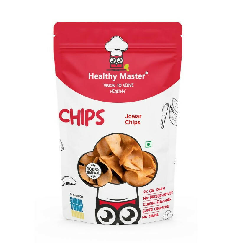 Healthy Master Light & Crispy Jowar Chips | Millet Snacks Healthy Master