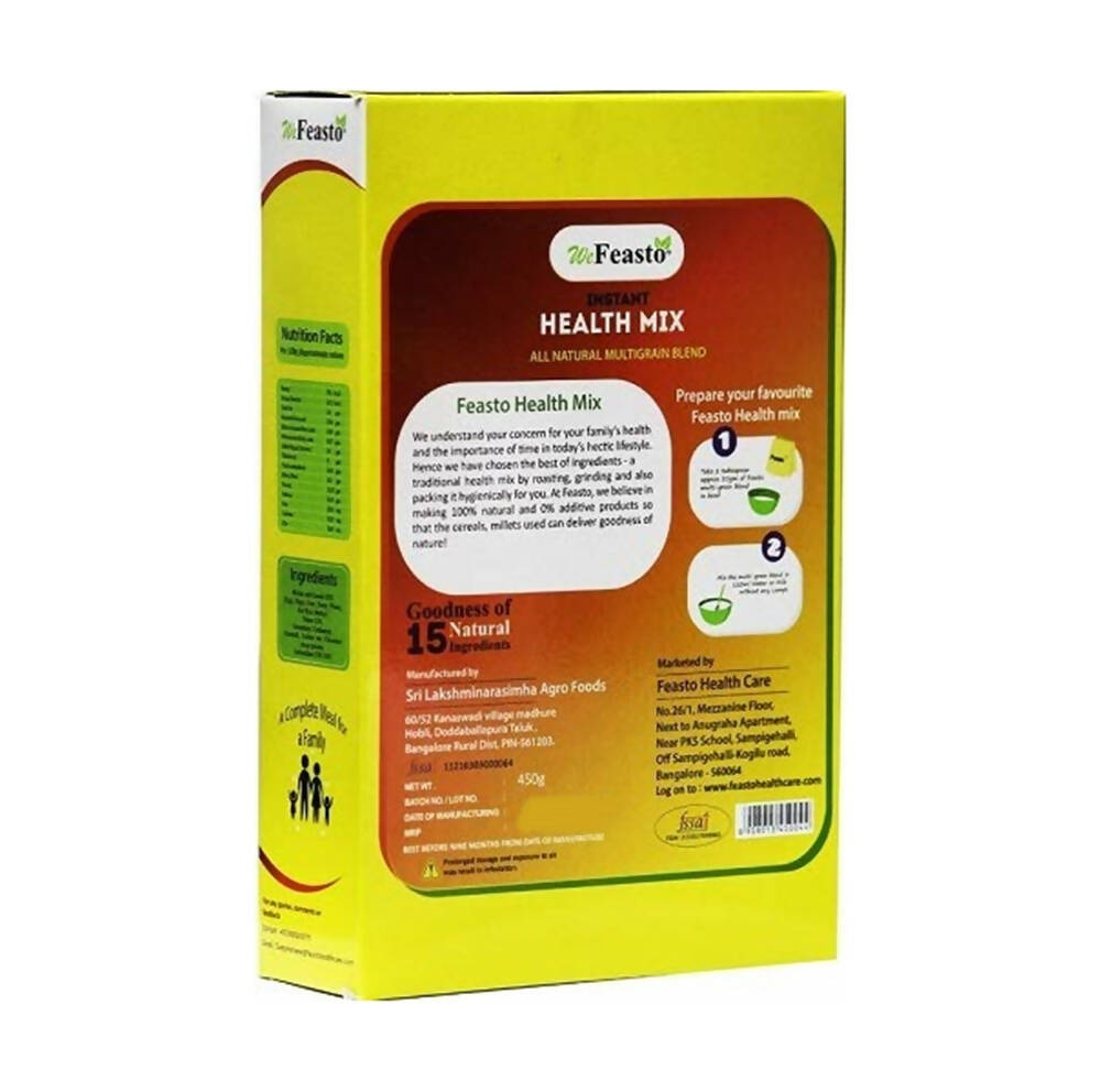 Wefeasto Instant Health Mix Chocolate Flavor Wefeasto