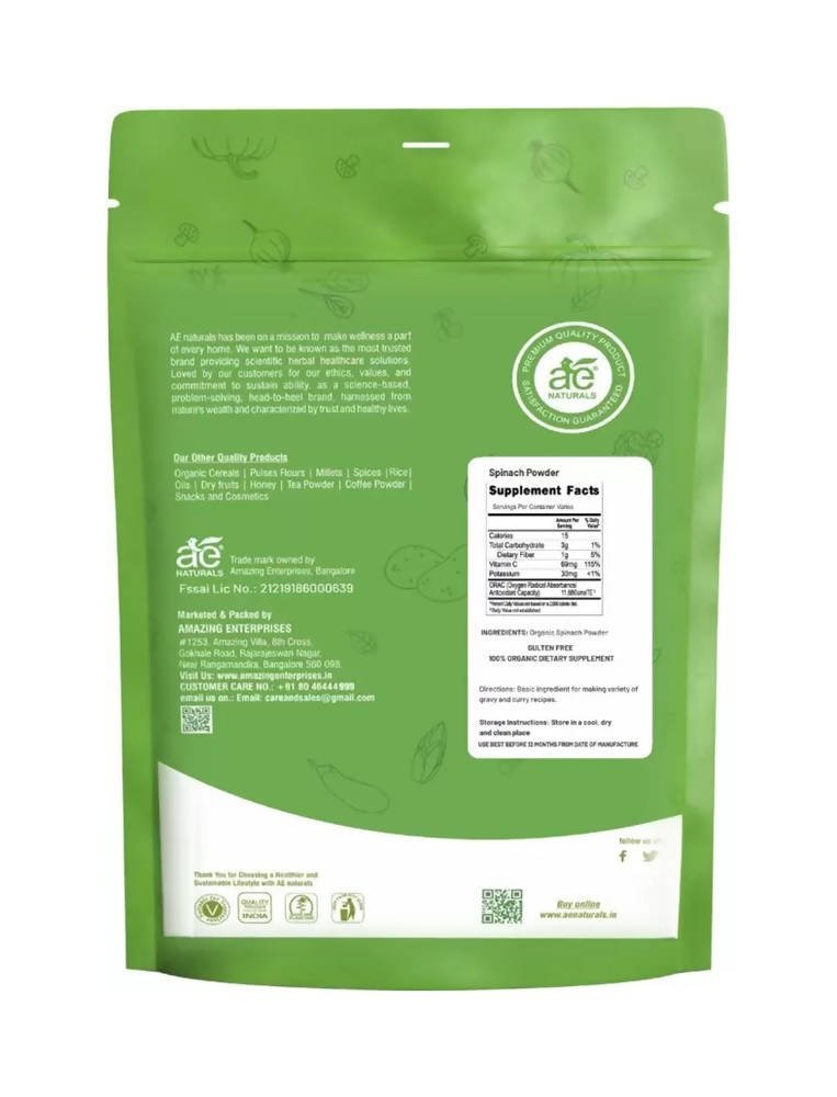Ae Naturals Spinach Powder Ae Naturals