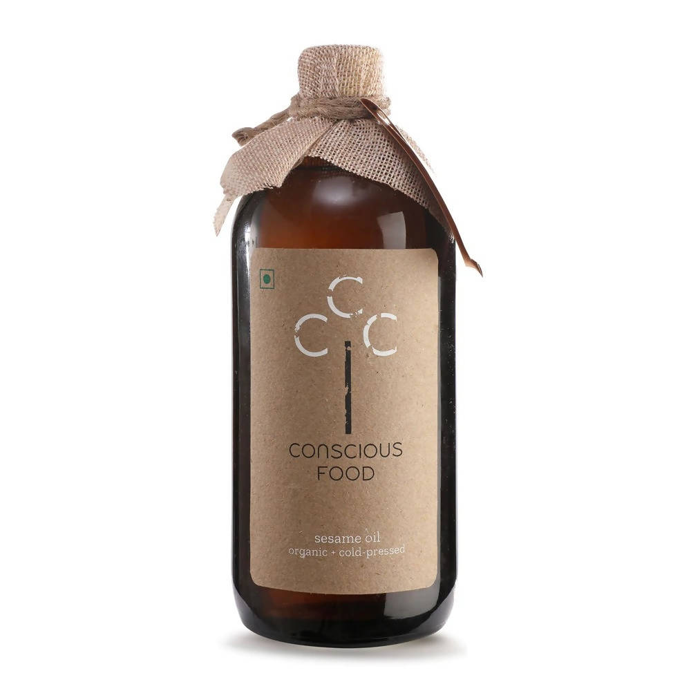 Conscious Food Organic Cold Pressed Sesame Oil Conscious Food