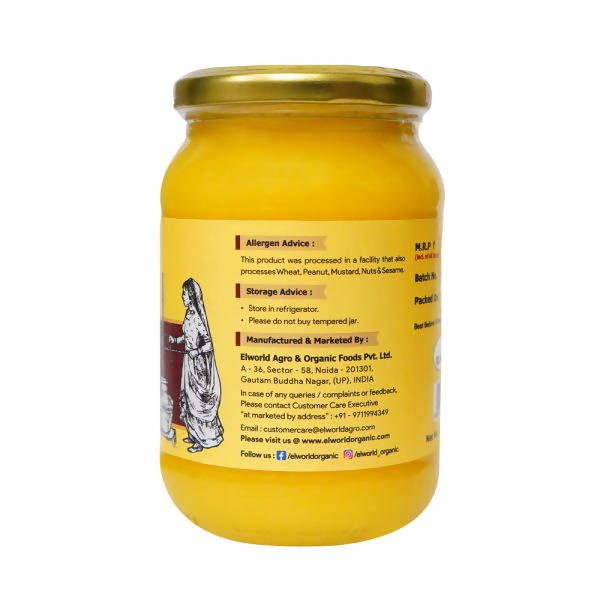 El World Organic A2 Cow Bilona Ghee | Desi Gir Cow Ghee | Organic A2 Desi Ghee El World Organic