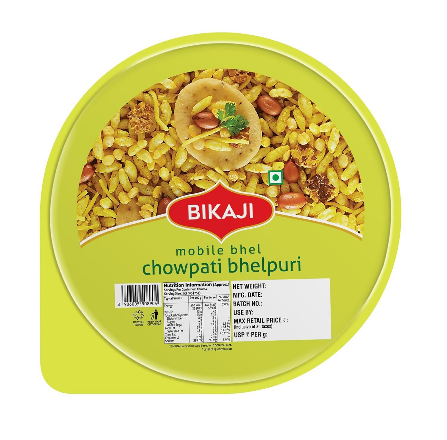 Bikaji Chowpati bhel Bikaji