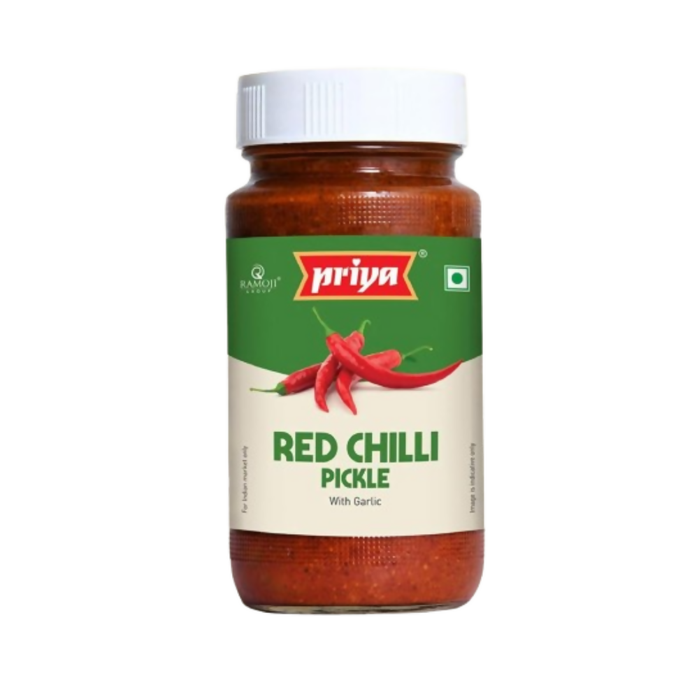 Priya Red Chilli Without Garlic Pickle Priya