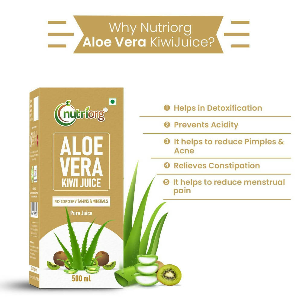 Nutriorg Aloevera Kiwi Juice Nutriorg