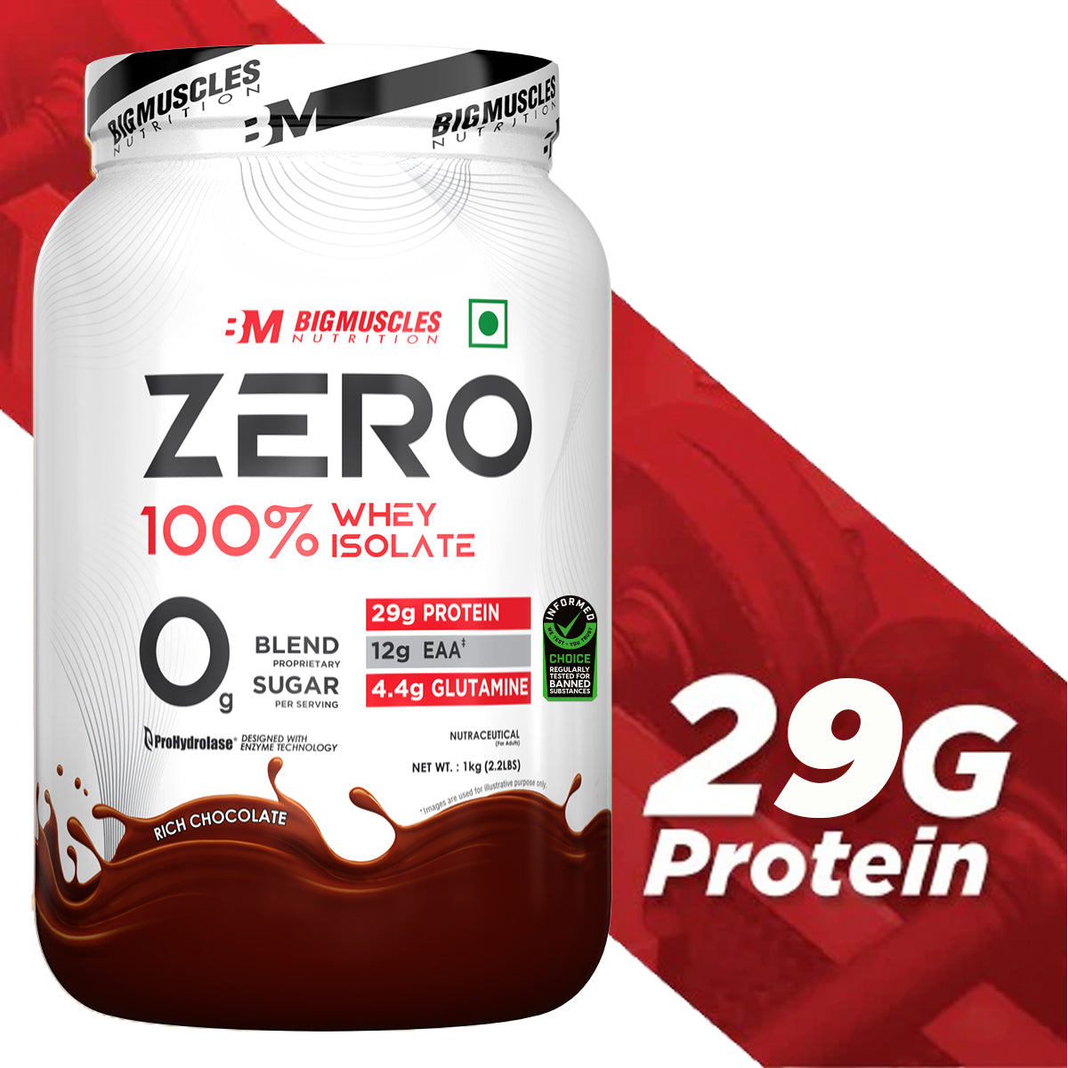 Big Muscles Nutrition Zero Whey Protein Big Muscles Nutrition
