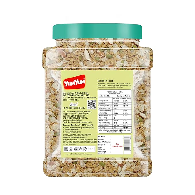 Yum Yum Zero Added Sugar Muesli Jar Yum Yum