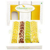 Ghasitaram Pure Kaju Pista Moon Sweets - Safuron