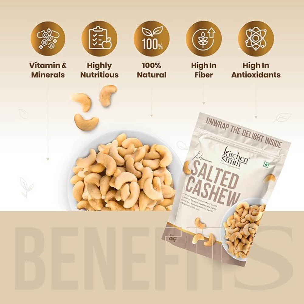 Kitchen Smith Premium Salted Whole Cashew Kitchen Smith