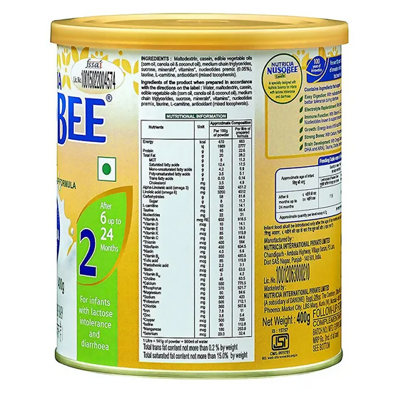 Nutricia Nusobee Casein 2 Infant Formula, Stage 2, 6 to 24 Months Nutricia
