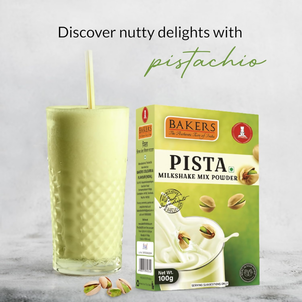 BAKERS Milk Shake Mix Powder - Pista Flavor BAKERS