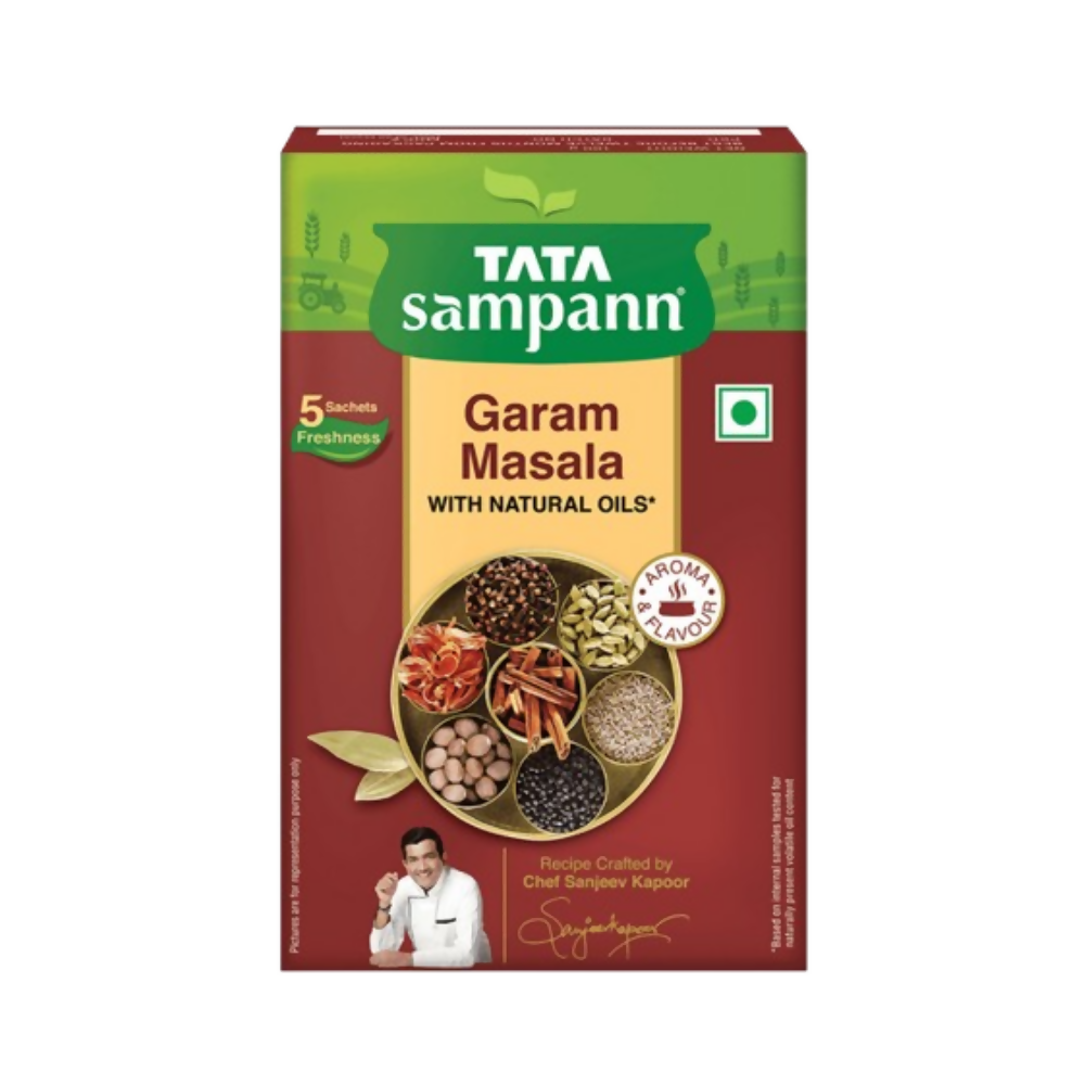 Tata Sampann Garam Masala Crafted by Chef Sanjeev Kapoor Rich Aroma & Flavour Tata