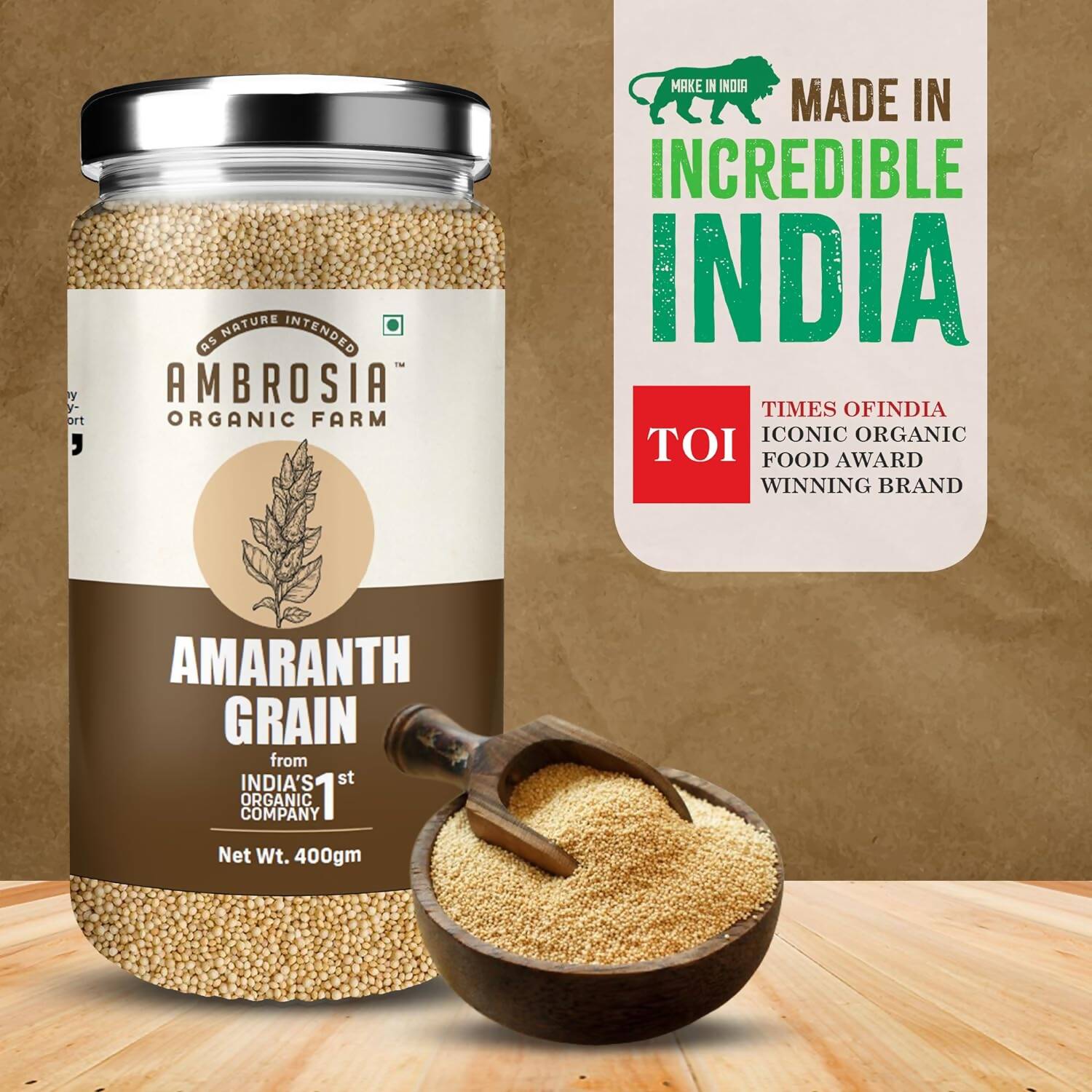 Ambrosia Organic Farm Amaranth Grains Ambrosia Organic Farm