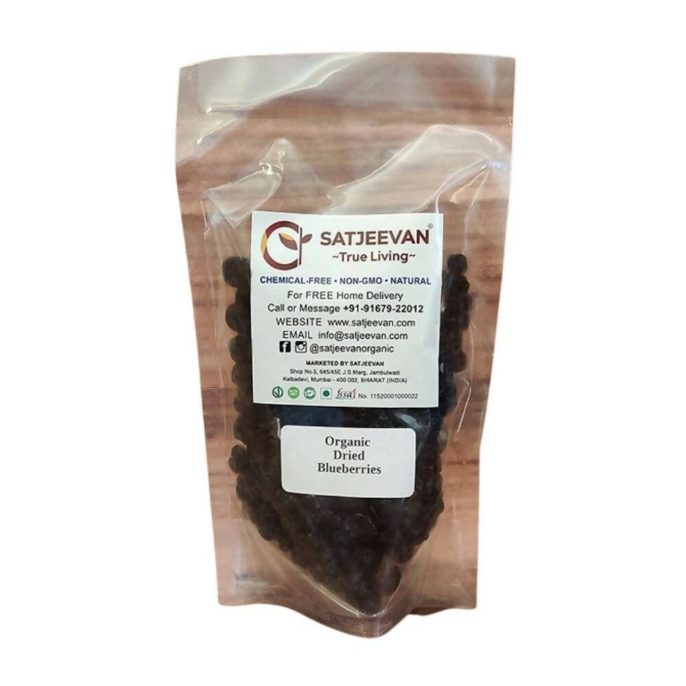 Satjeevan Organic Dried Blueberries Satjeevan