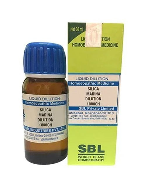 SBL Homeopathy Silica Marina Dilution - 1000 ch/ 30 ml