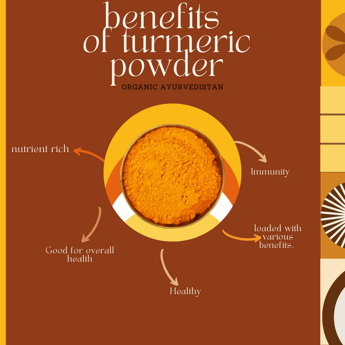 Organic Ayurvedistan Turmeric Powder Organic Ayurvedistan