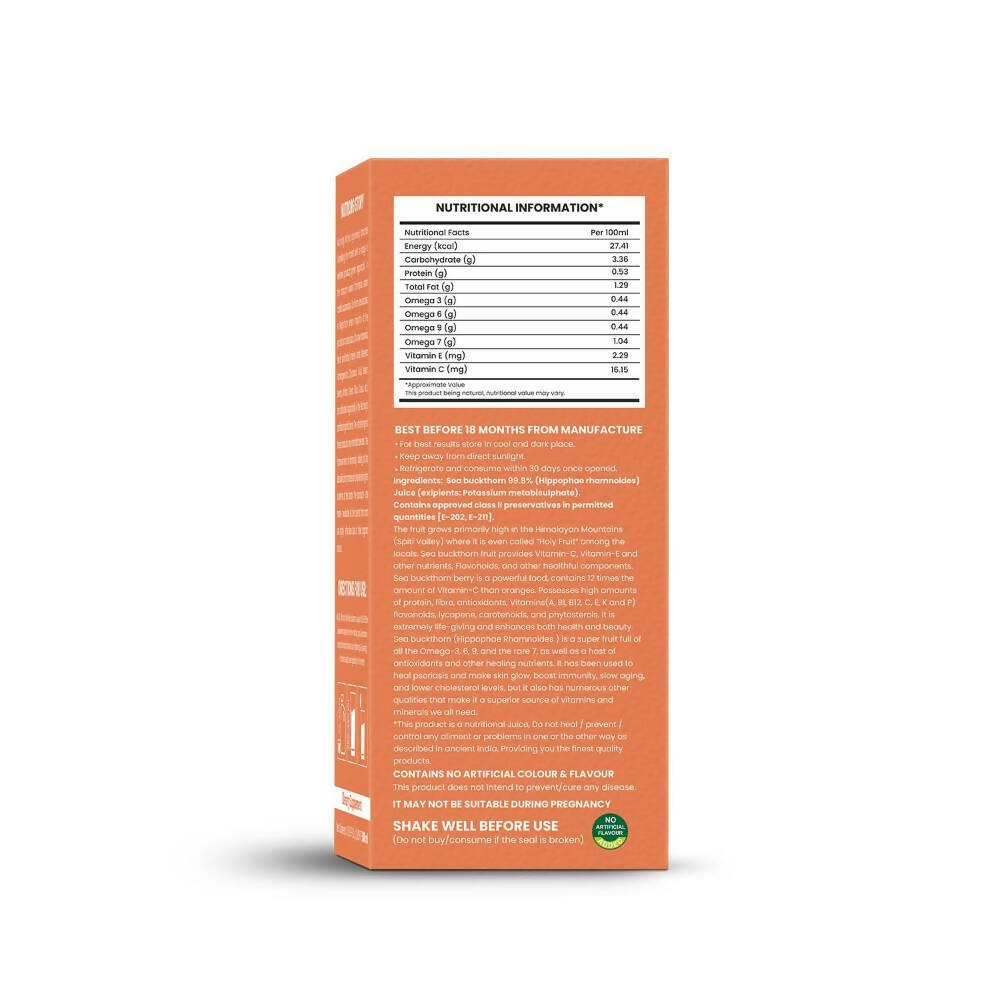 Nutriorg Seabuckthorn Juice Nutriorg