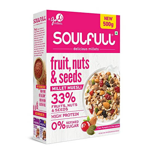 Soulfull Fruit, Nut & Seeds Millet Muesli Soulfull