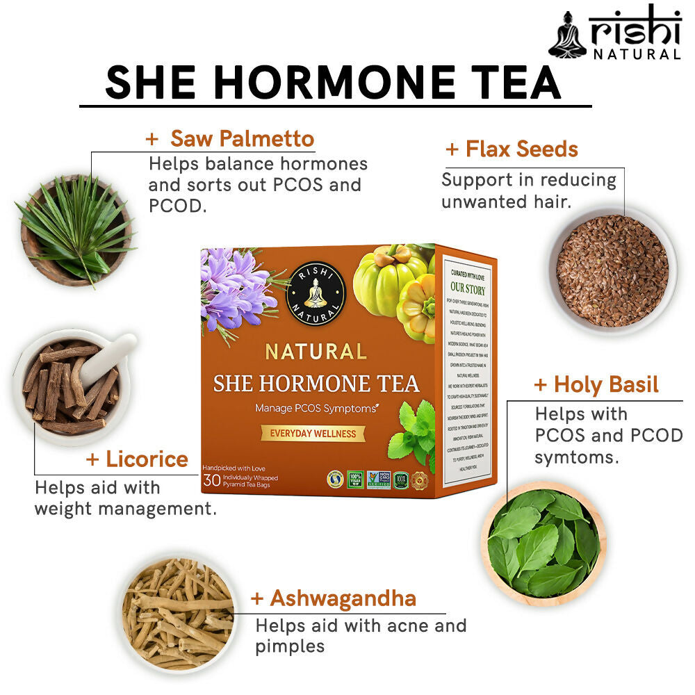 Rishi Natural She Hormone Tea Rishi Natural