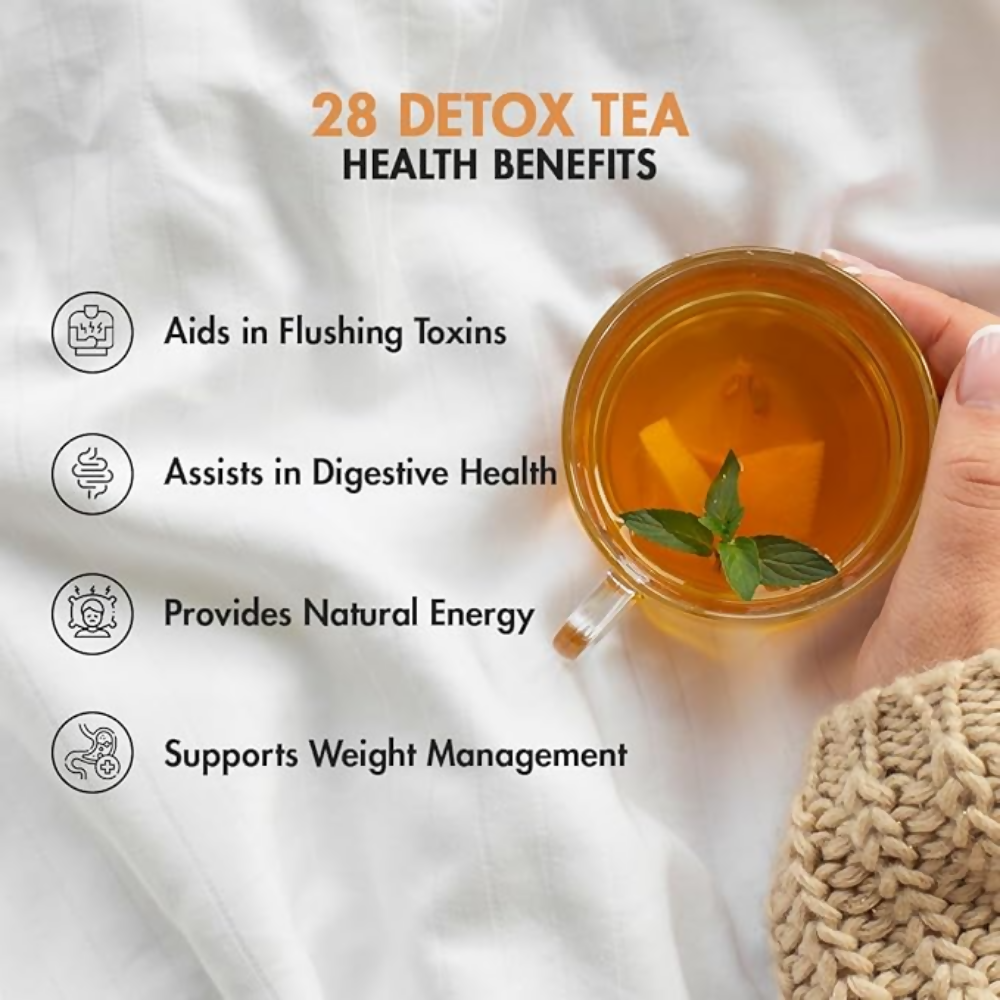 Tea Treasure 28 Days Detox Wellness Tea Bags Tea Treasure