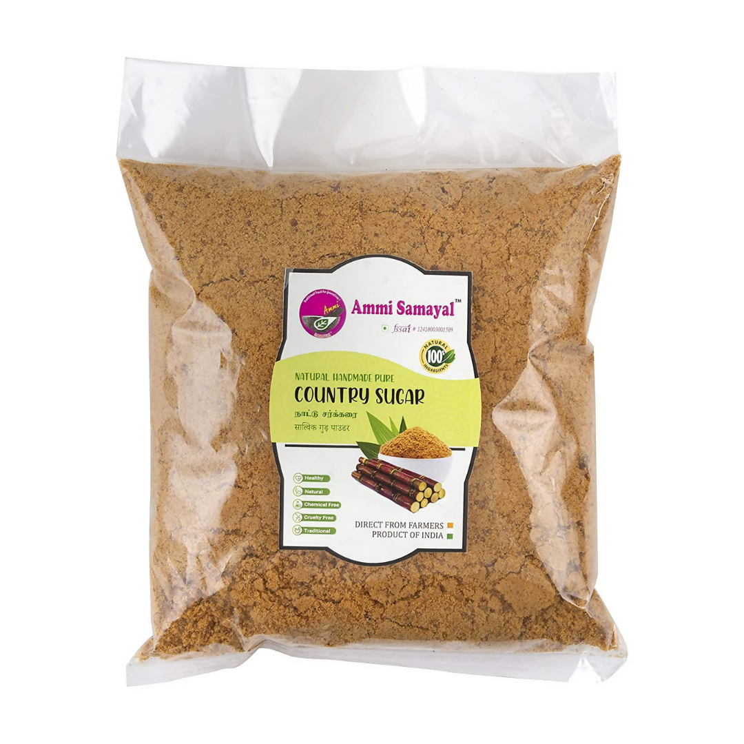 Ammi Samayal Country Sugar Pure Naatu Sakkarai Brown Sugar - Safuron