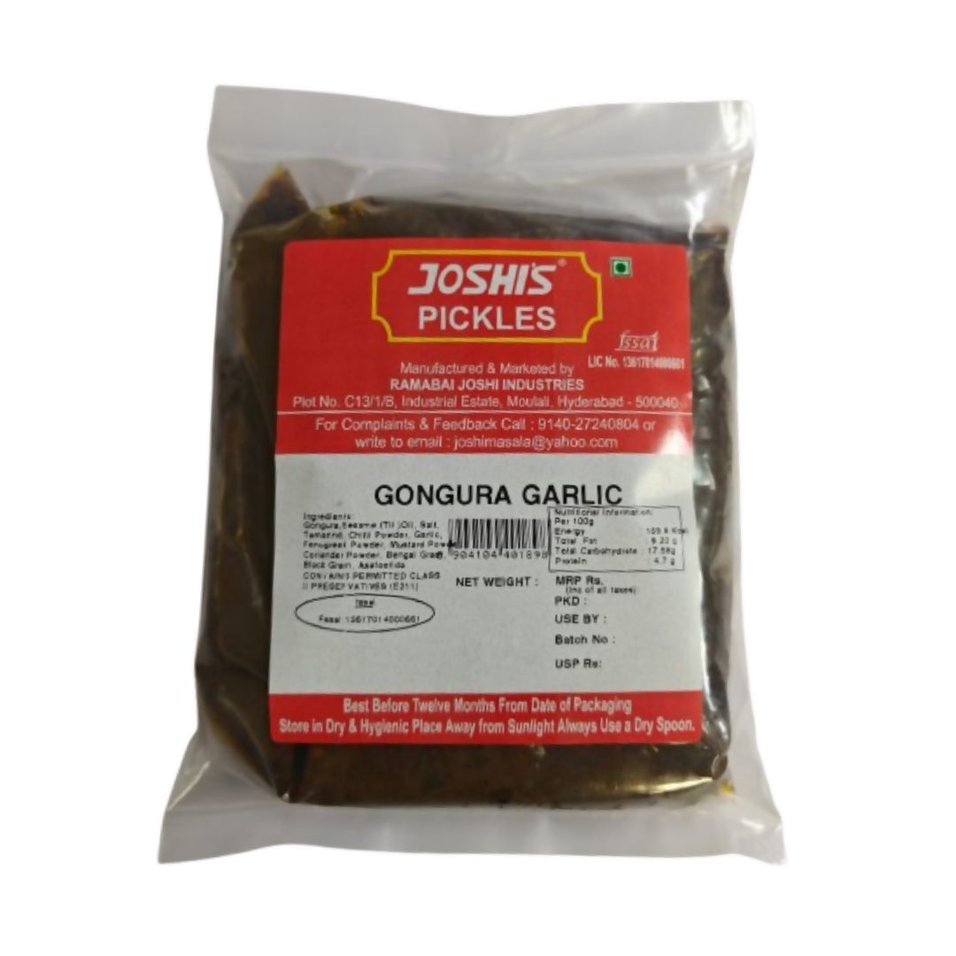 Joshi's Pickles Gongura Garlic Pickle Joshi's Pickles