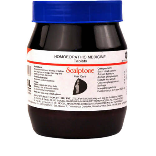 SBL Homeopathy Scalptone Hair Care Tablets - Safuron