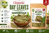 VedaRasa Organic Bay Leaves Premium Quality VedaRasa