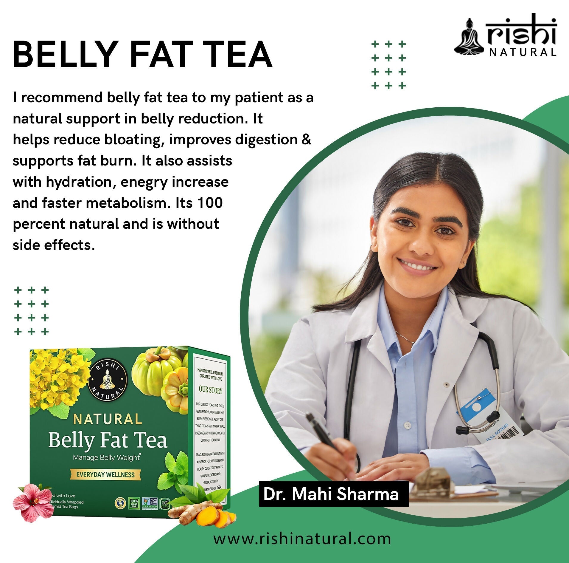 Rishi Natural Belly Fat Tea Rishi Natural