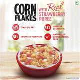 Kellogg's Corn Flakes With Real Strawberry Puree Kellogg's