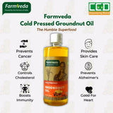 Farmveda Cold Pressed Groundnut Oil Farmveda