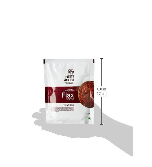 Pure & Sure Organic Superfood+ Flax Seeds Pure & Sure