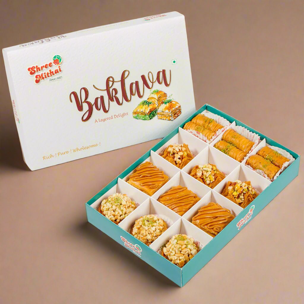 Shree Mithai Assorted Gourmet Baklava - Safuron