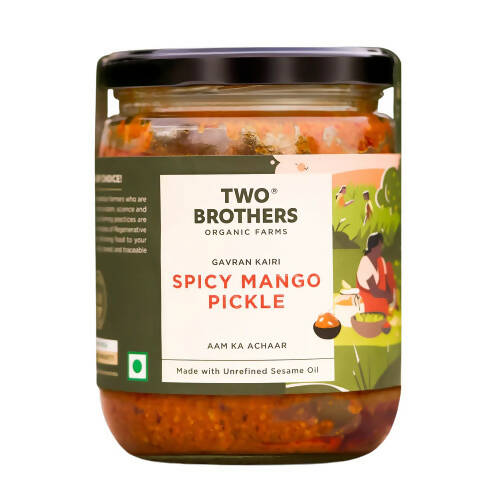 Two Brothers Organic Farms Spicy Mango Pickle - Safuron