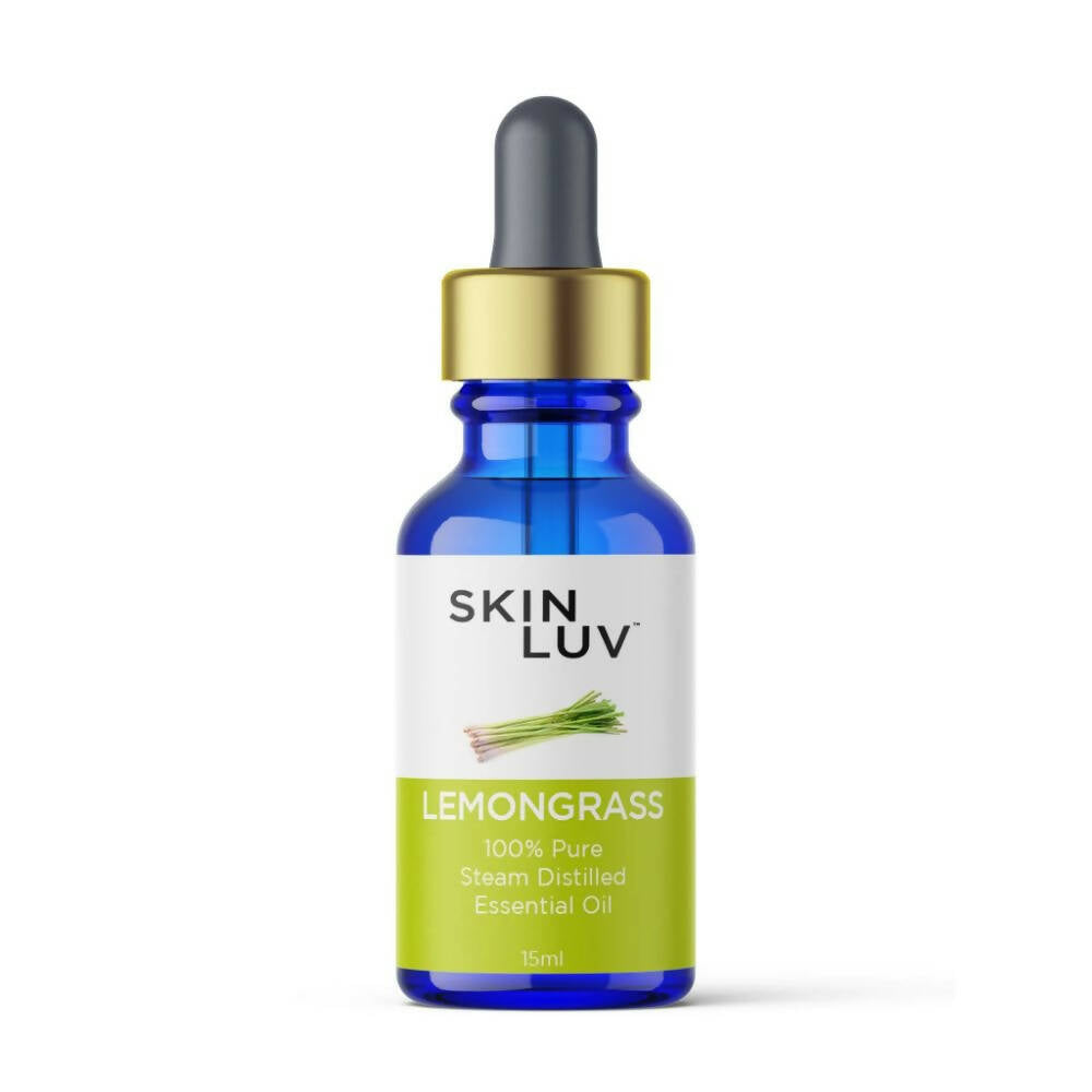 SkinLuv Lemongrass Pure & Organic Steam Distilled Essential Oil - Safuron
