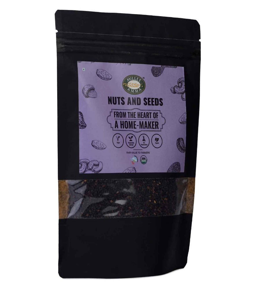 Millet Amma Organic Black Til (Sesame Seeds) Millet Amma